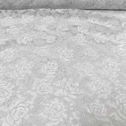 White - Sweetheart Lace Overlay by Eastern Mills - Many Size Options