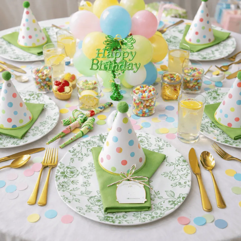 13" White with Sage Green Floral Print Round French Toile Charger Plates – 6 Pieces Reusable Acrylic Chargers