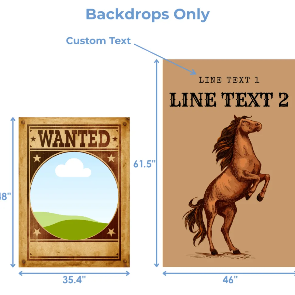 Wild West Foam Core Backdrop Kit by PopScene™