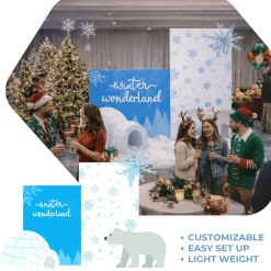 Winter Wonderland Foam Core Backdrop Kit by PopScene™