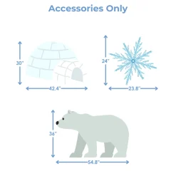 Winter Wonderland Foam Core Backdrop Kit by PopScene™