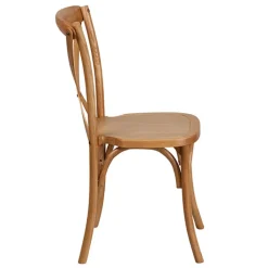 Wooden Crossback Chair - Oak