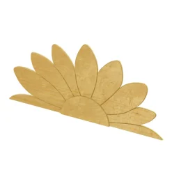 Wood Half Daisy Panel - 24