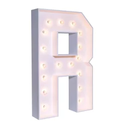 Wood Marquee - BOLD Font Letters - 