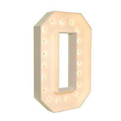 Wood Marquee Numbers 