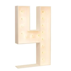 Wood Marquee Numbers 