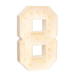 Wood Marquee Numbers 