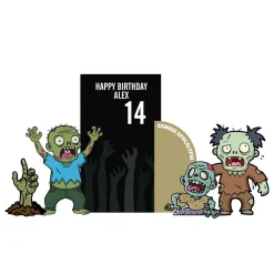 Zombie Apocalypse Foam Core Birthday Backdrop Kit by PopScene™